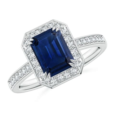 chanel sapphire ring|emerald cut sapphire diamond ring.